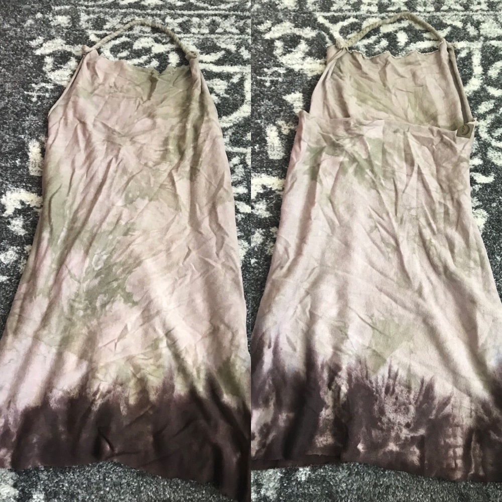 EUC - Sinew Moon - Dip Dye Mexicali Slip Dress - S